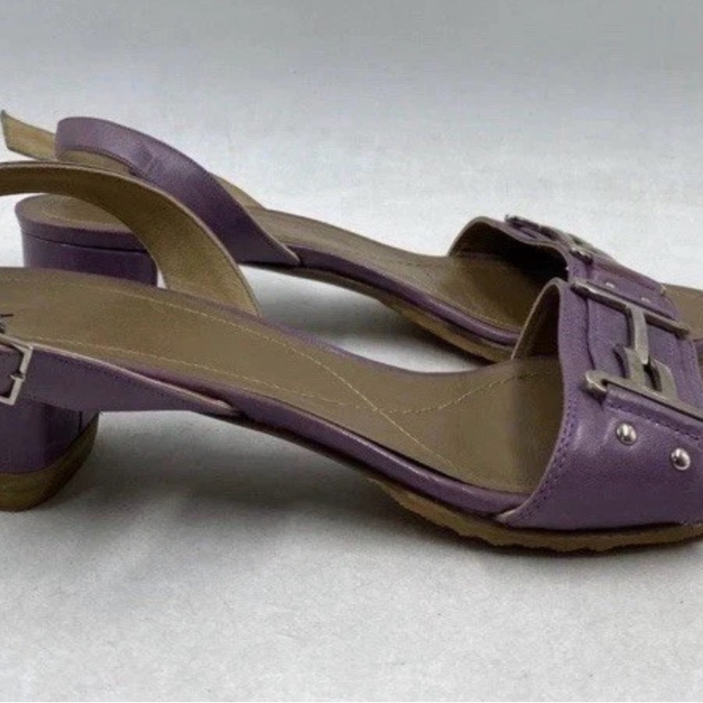 Salvatore Ferragamo Purple Slingback Heels